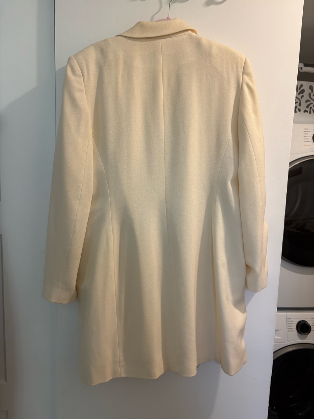 Hugo Buscati Cream Long Blazer Coat and dress cream size 16 coat and 14 dress - Picture 5 of 5